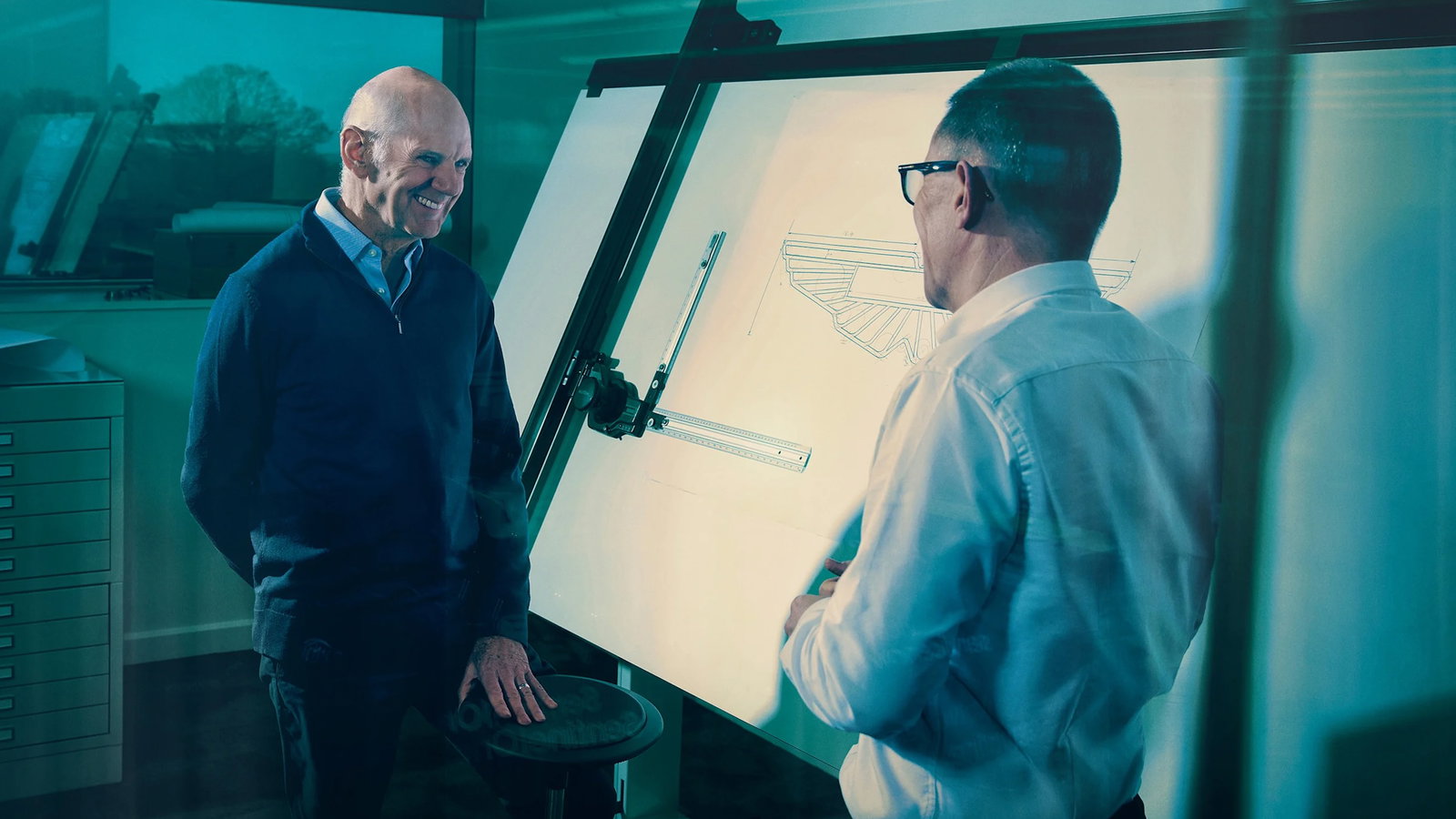Adrian Newey's first day at Aston Martin
